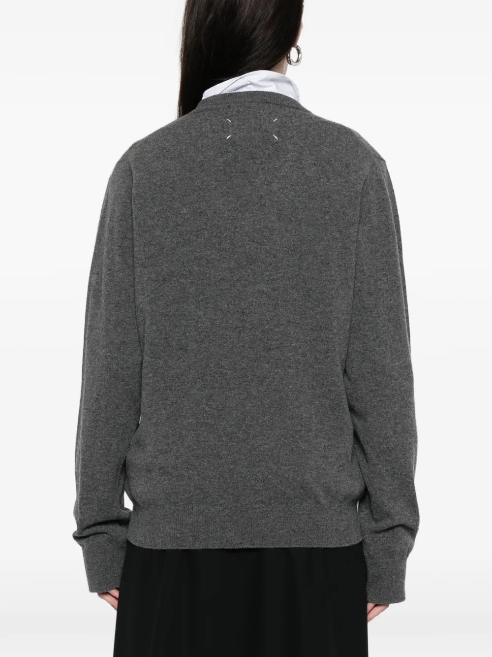 Maison Margiela Four Stitches trui Grijs