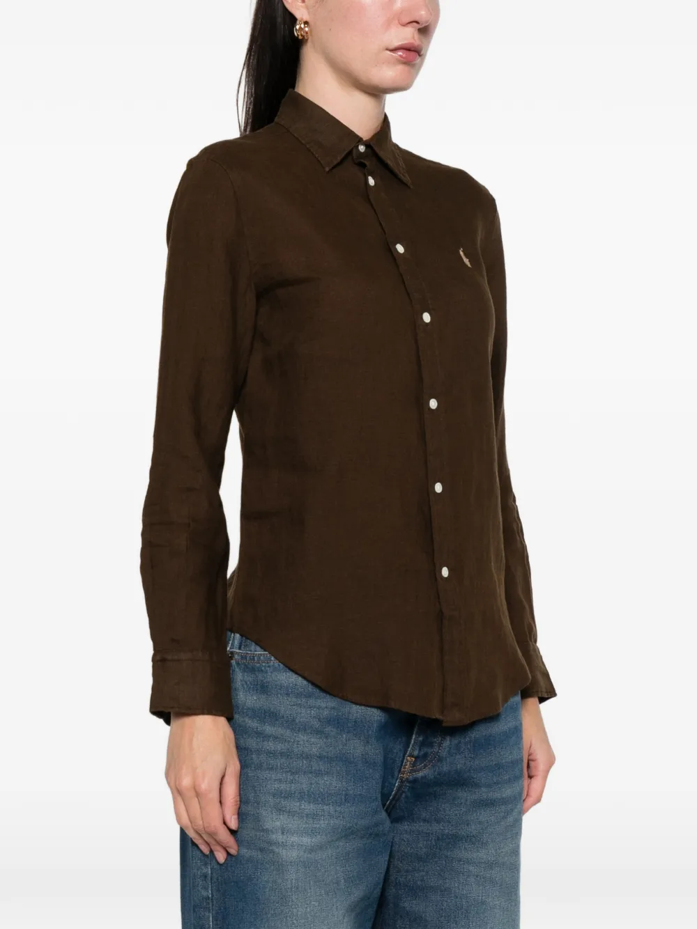button through shirt
