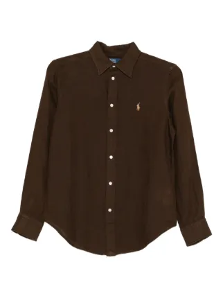 Polo Ralph Lauren ボタン シャツ | ブラウン | FARFETCH JP
