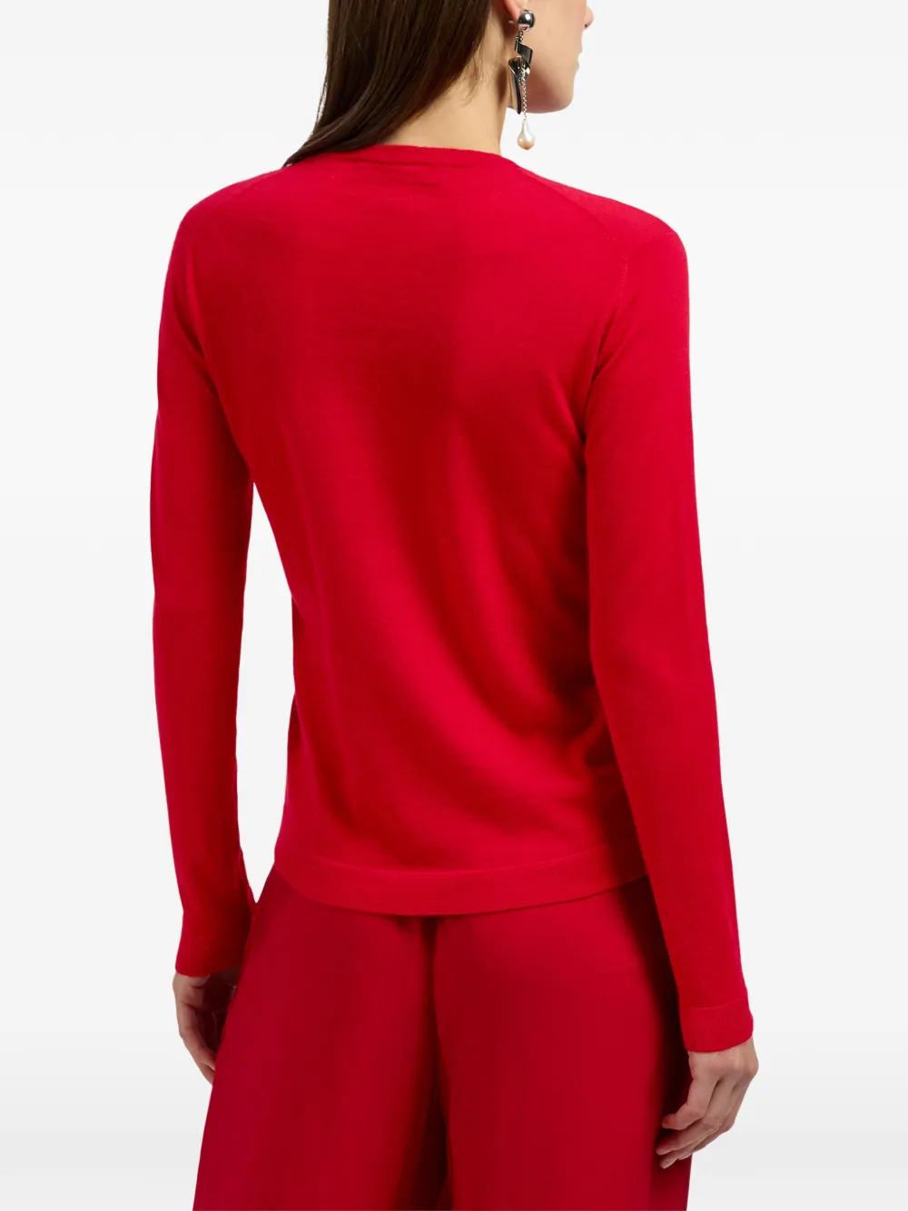 Ribbed Crew-Neck Cashmere Sweater
