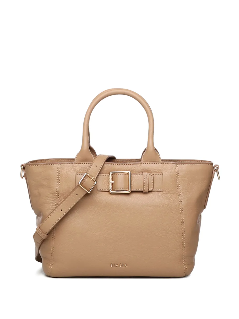 BIASIA buckle-detail shoulder bag - Toni neutri