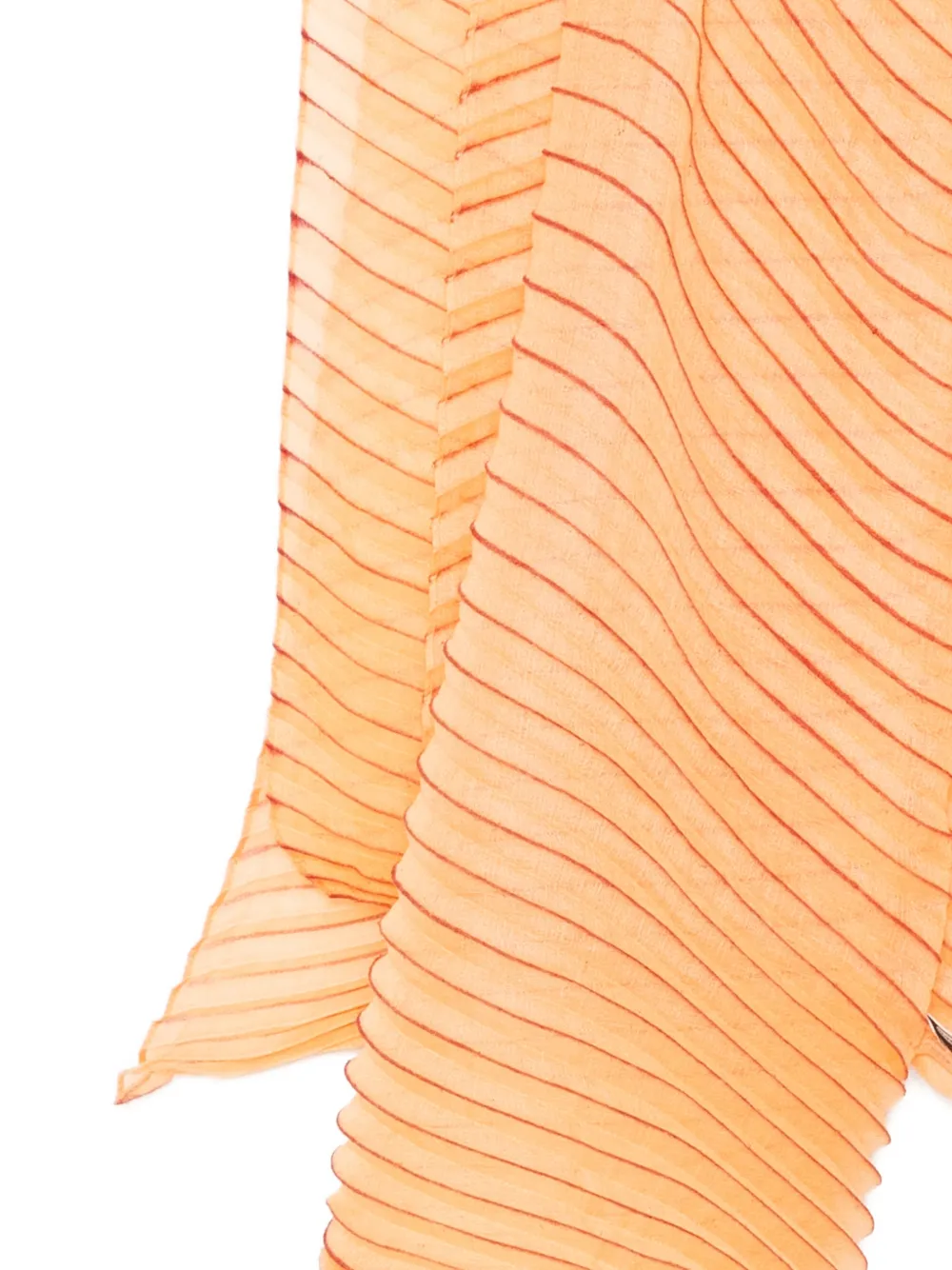  Colombo Pleated Scarf - Orange 