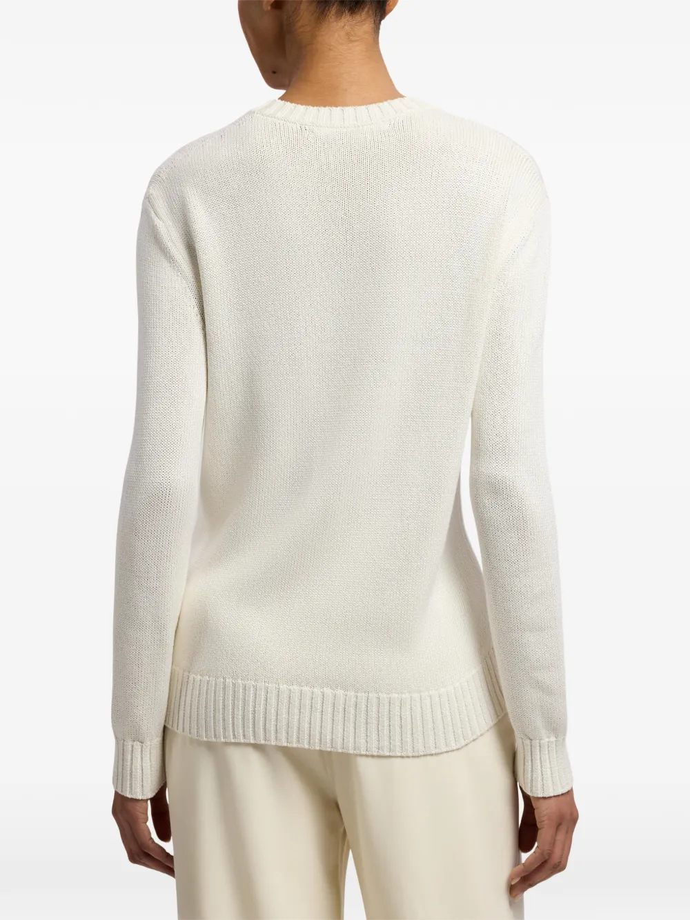 Ralph Lauren Collection Trui met beerapplicatie Beige