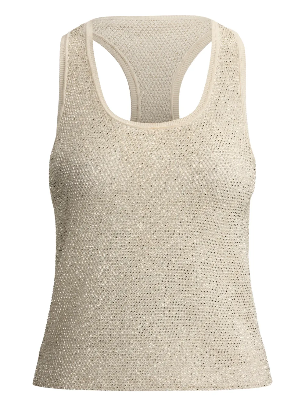 Ralph Lauren Collection Tanktop mit Rundhalsausschnitt - Nude
