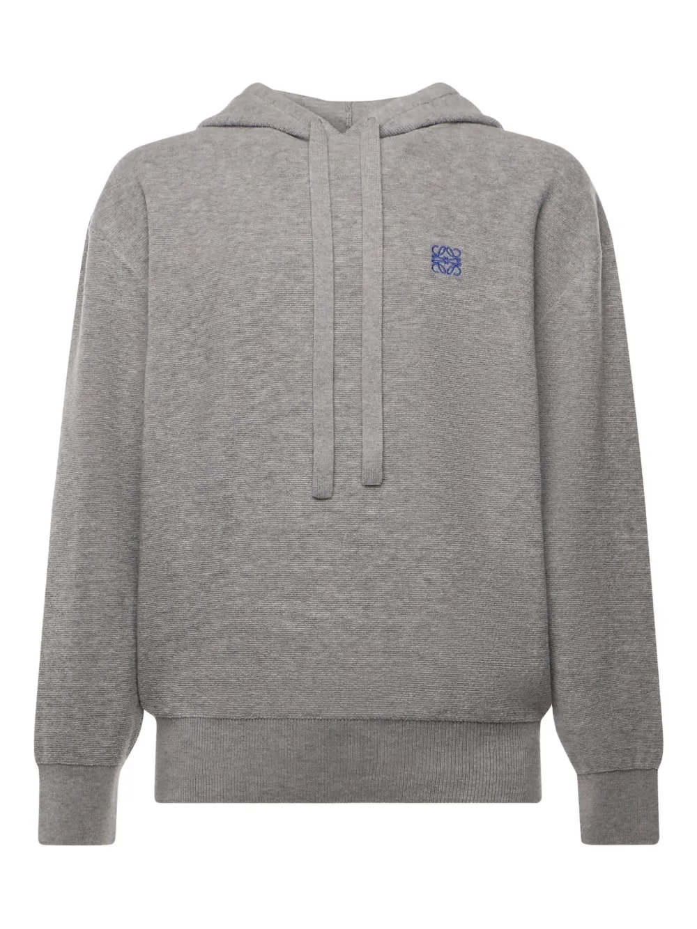 LOEWE hoodie bordada con cordones | gris | Image 1
