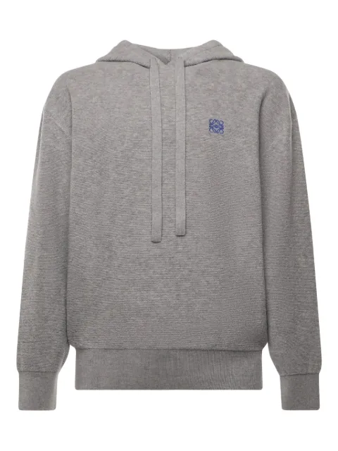 LOEWE hoodie bordada con cordones