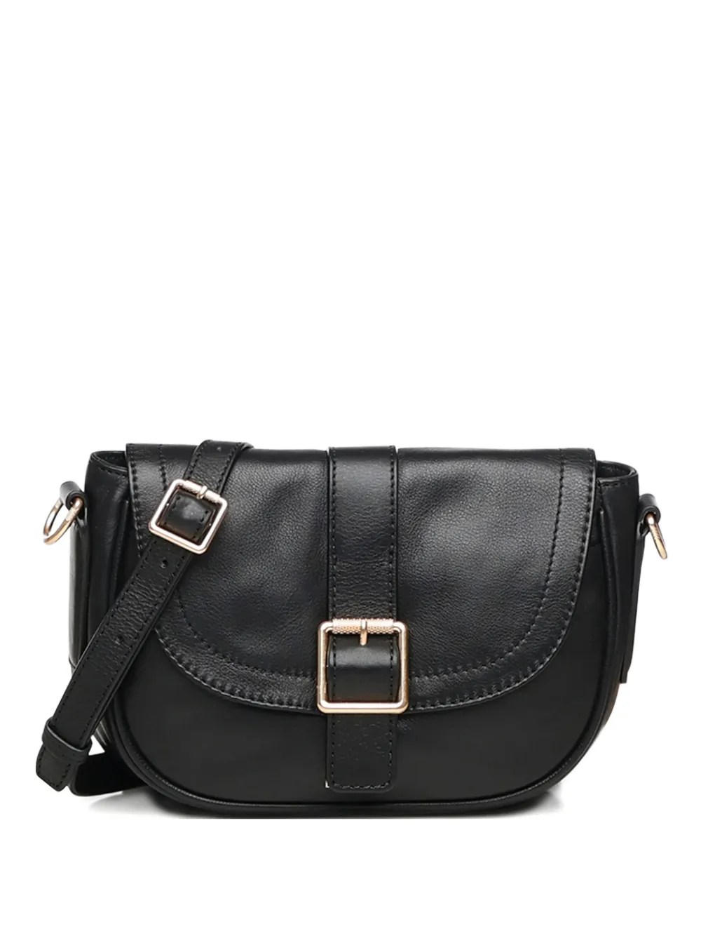 BIASIA buckle strap shoulder bag | Black | Image 1