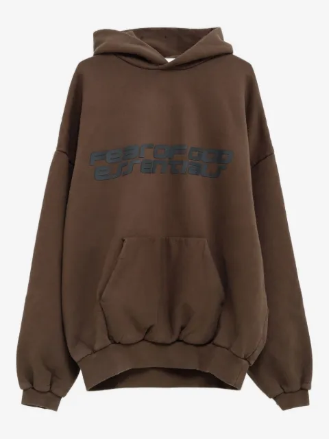 FEAR OF GOD ESSENTIALS hoodie con logo estampado años 90