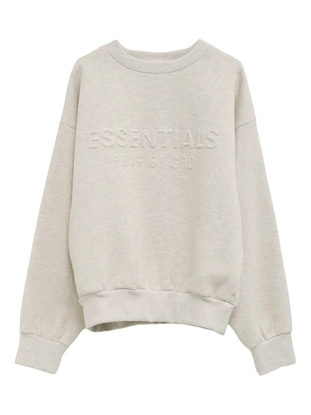 FEAR OF GOD ESSENTIALS embossed-logo sweatshirt - Nude