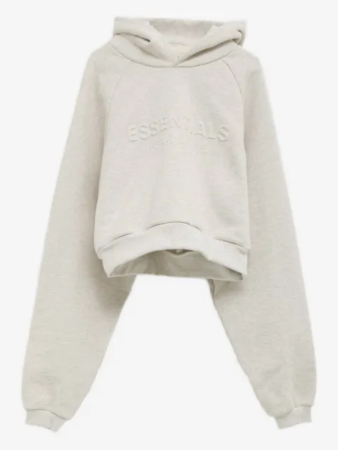 FEAR OF GOD ESSENTIALS hoodie con logo en relieve años 90