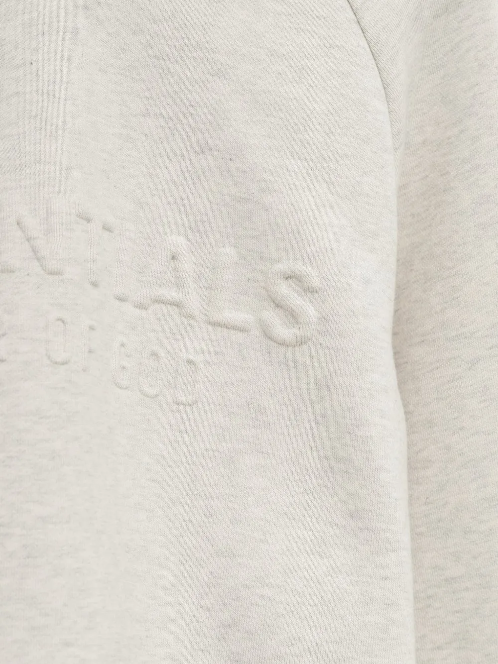 FEAR OF GOD ESSENTIALS 1990s hoodie met logo-reliëf Beige