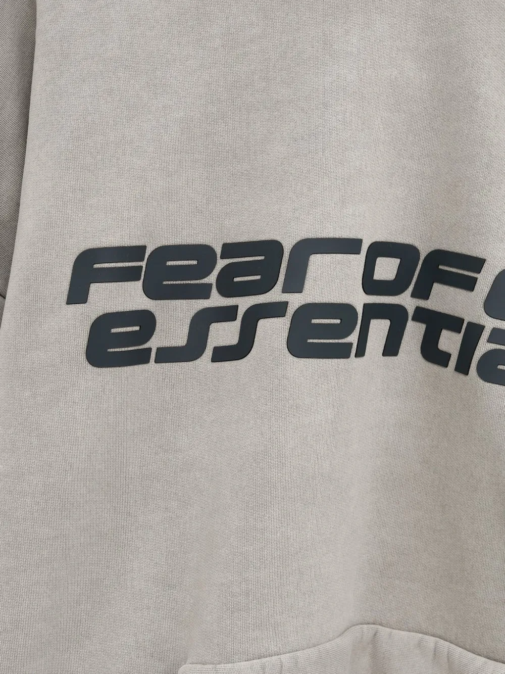 FEAR OF GOD ESSENTIALS 90's hoodie met logoprint Beige