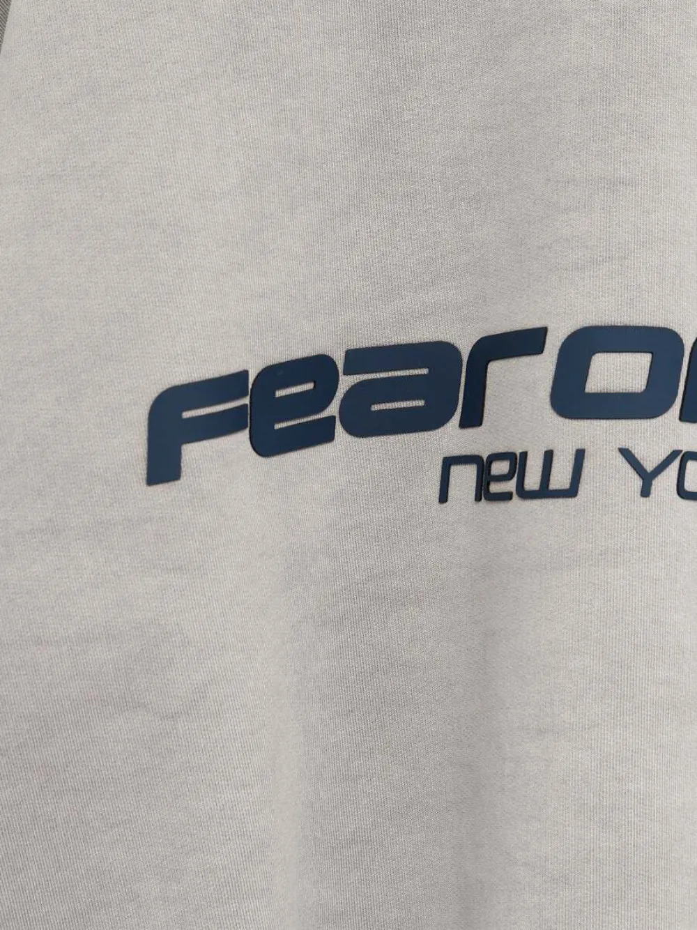 FEAR OF GOD ESSENTIALS Sweater met logoprint en lange mouwen Grijs