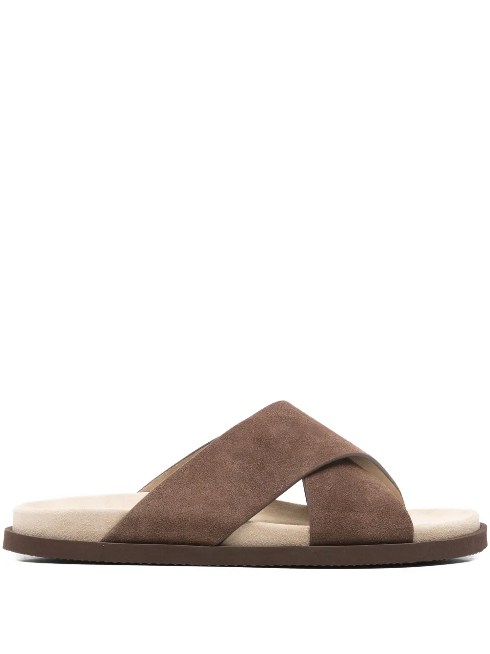 Brunello Cucinelli crossover-strap sandals | marrón | Image 1