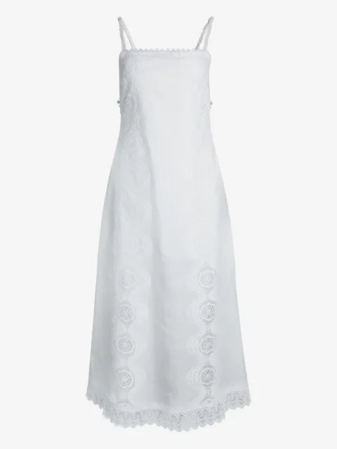 Waimari Rocio lace-detailing maxi dress