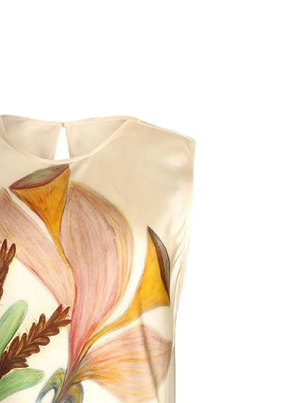 Ulla Johnson Gaea floral midi dress - Beige