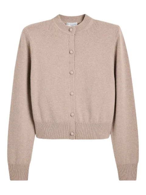 Scanlan Theodore shoulder-padded cardigan