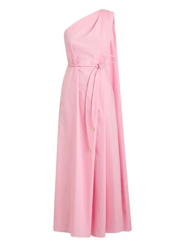scanlan theodore midi dress Scanlan Theodore Parachute One-shoulder Midi Dress