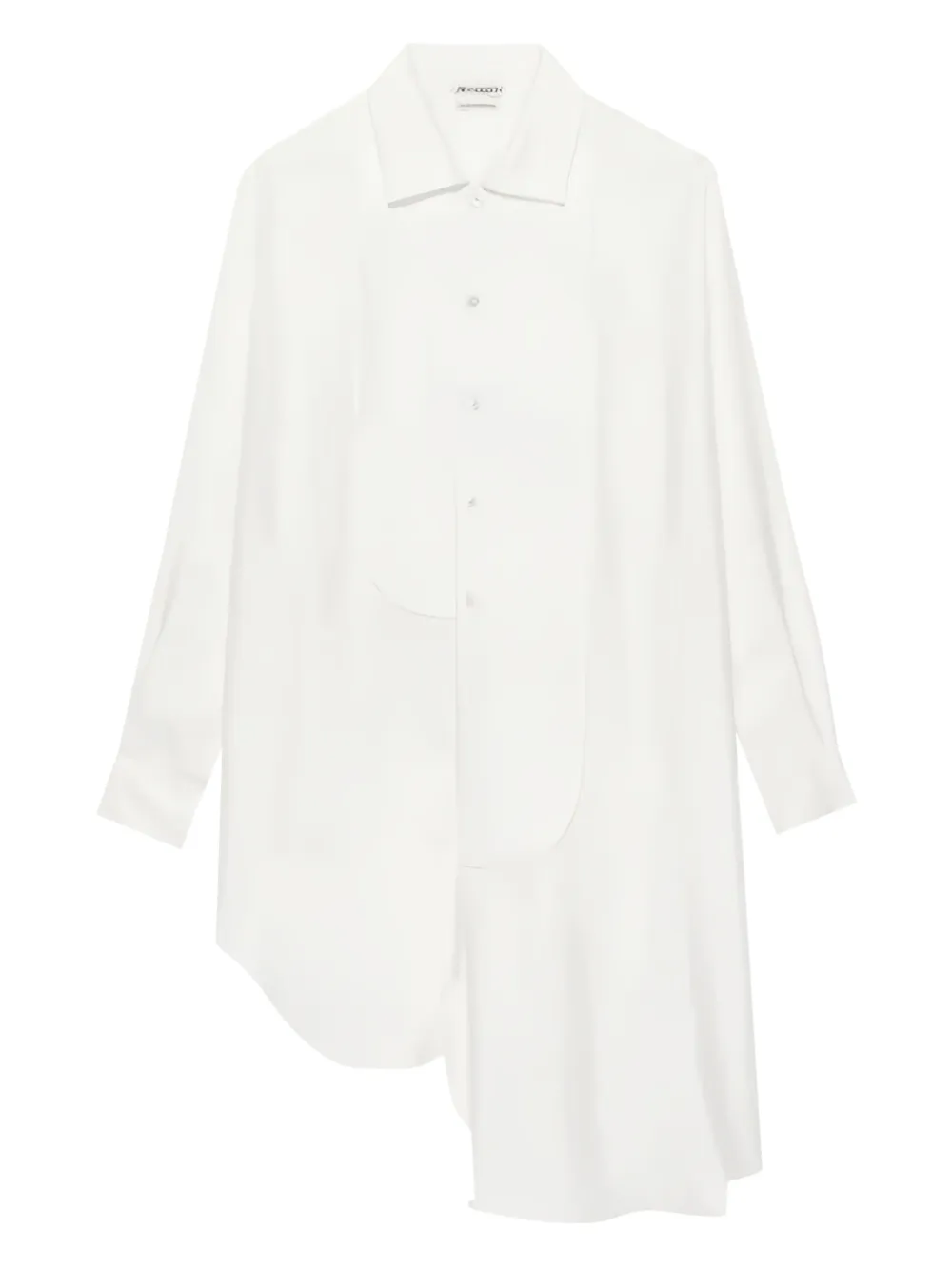 JW Anderson asymmetric midi dress - Bianco