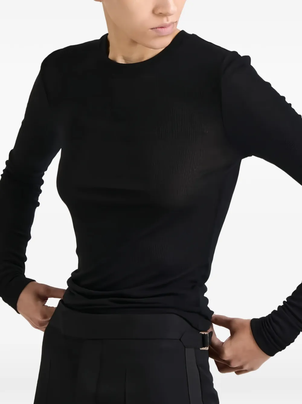 JW Anderson long-sleeve top - Nero