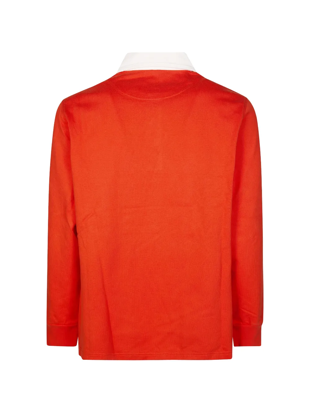 JW Anderson Poloshirt met contrasterende lange mouwen Rood