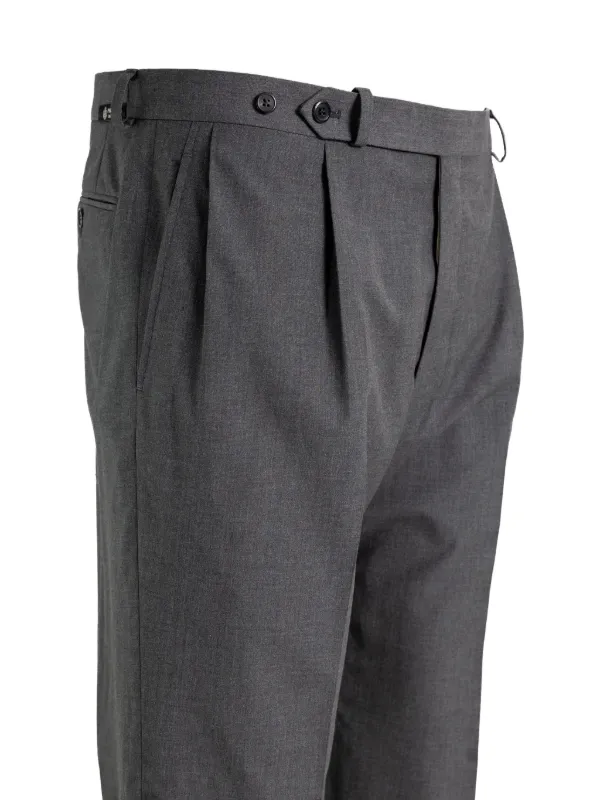 Prada Pleated Tailored Trousers | Grey | FARFETCH