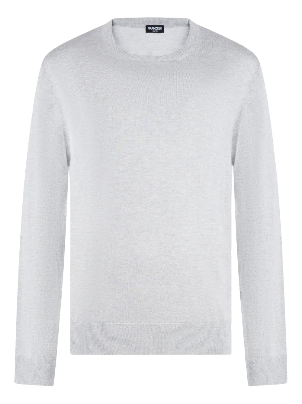 FRANZESE COLLECTION ribbed crew-neck sweater | Grey | Image 1