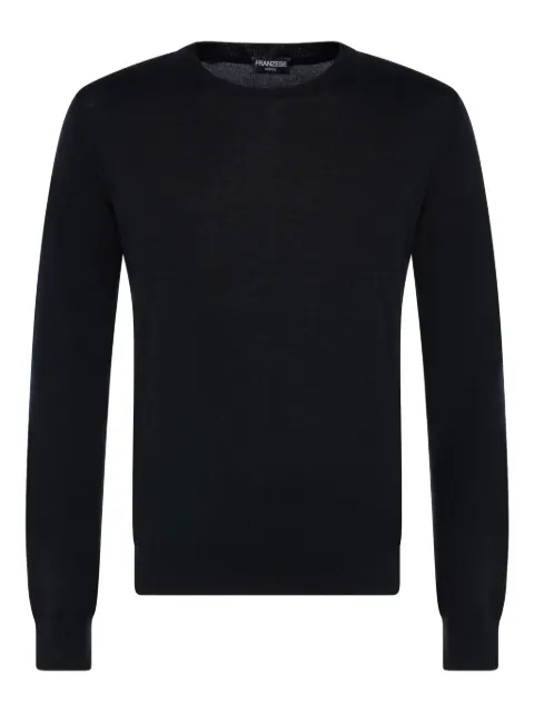 FRANZESE COLLECTION ribbed crew neck sweater