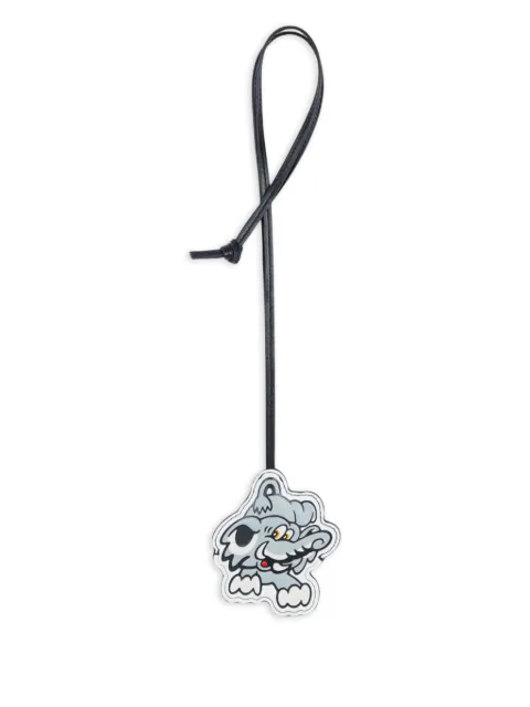 Kenzo Kenzo Verdy Market stamp leather keyring