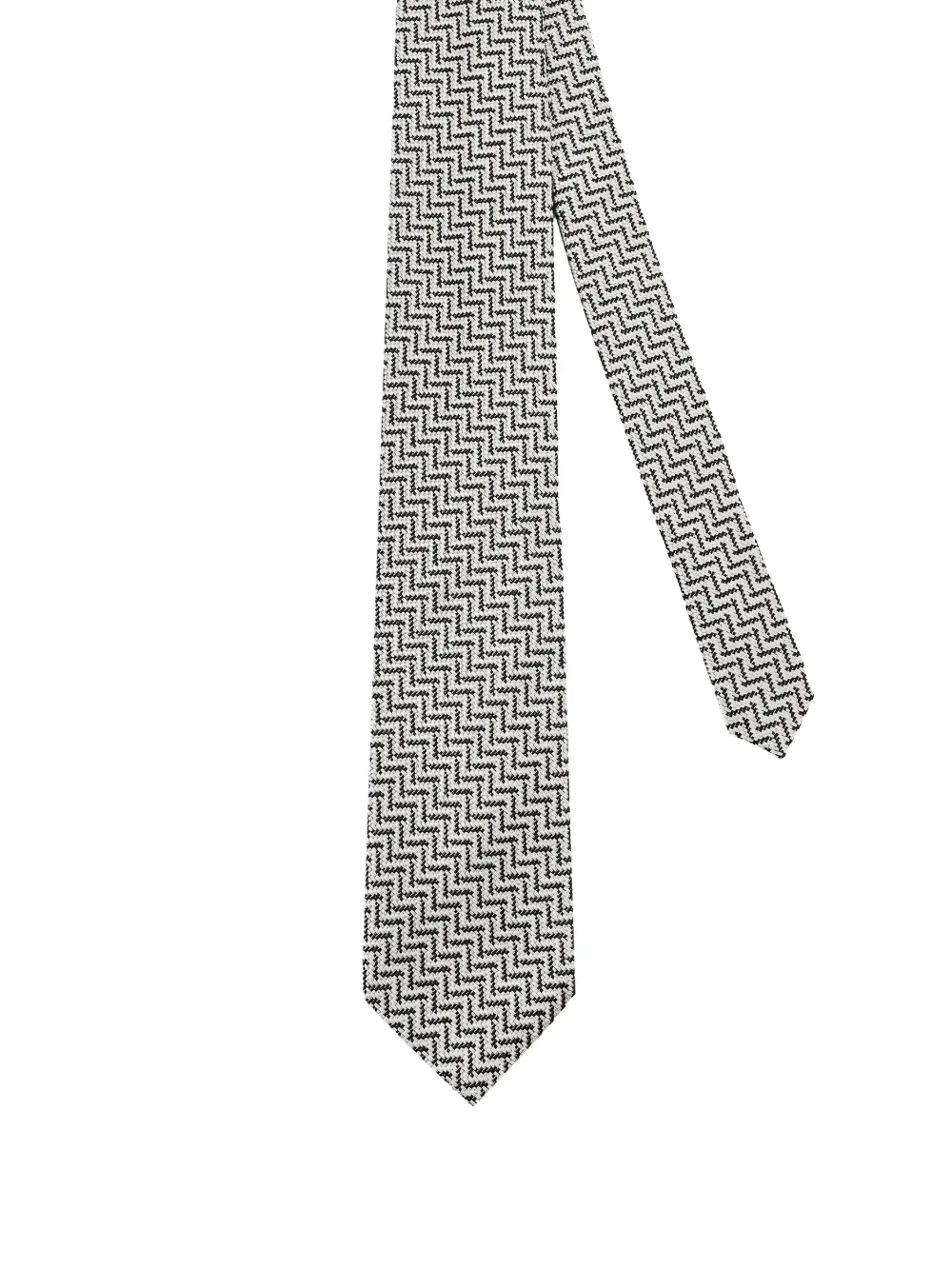 TOM FORD patterned tie | gris | Image 1