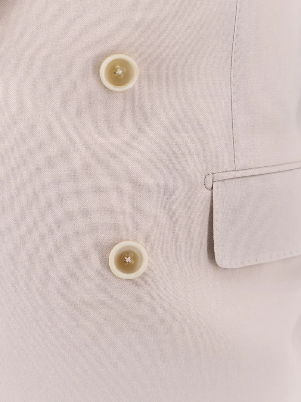 TOM FORD Blazer met dubbele rij knopen Wit