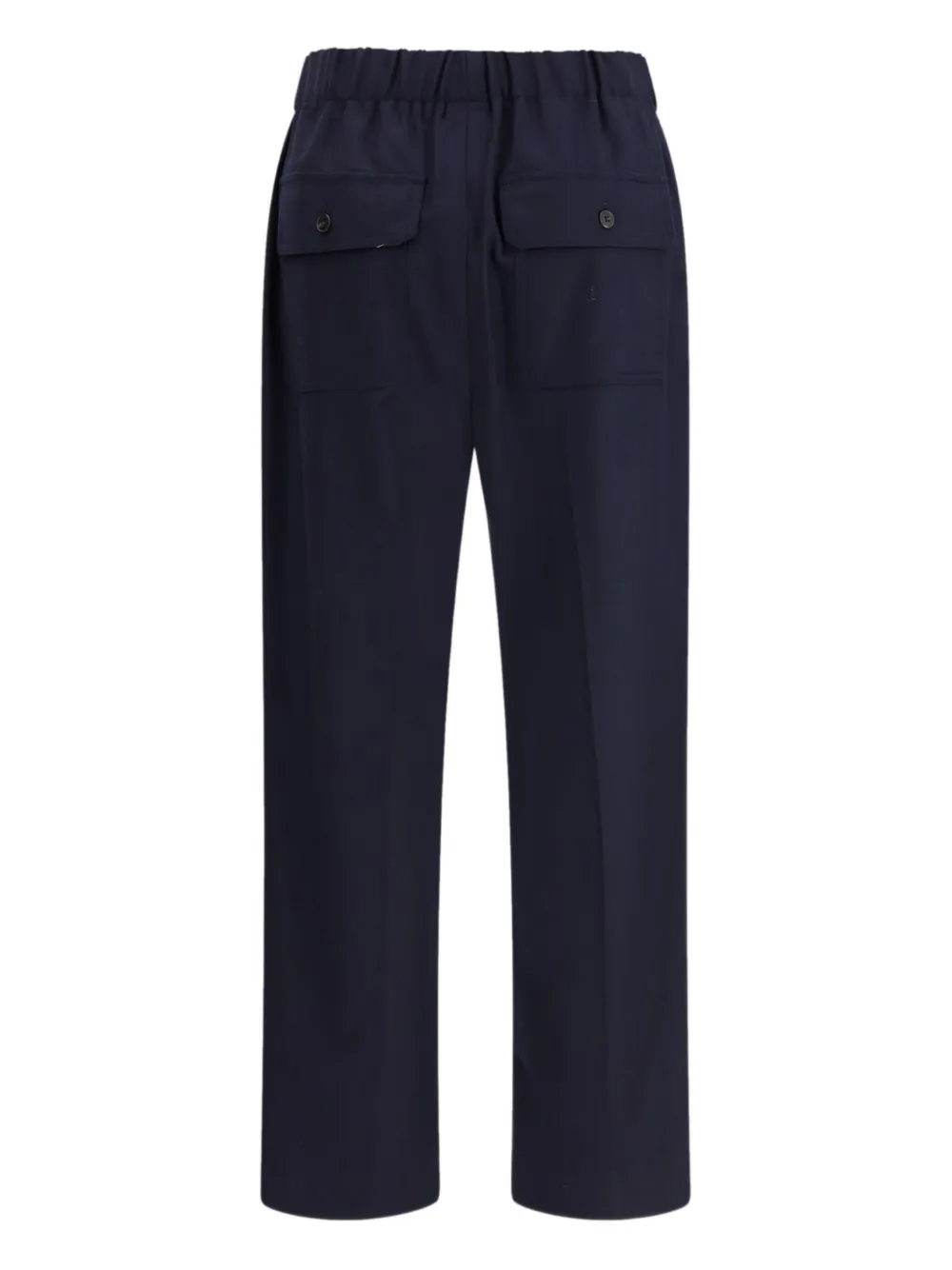 Weekend Max Mara elasticated straight trousers - Blauw