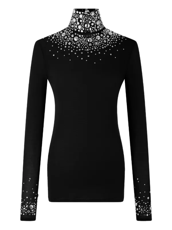 Rabanne High-neck Top in Black
