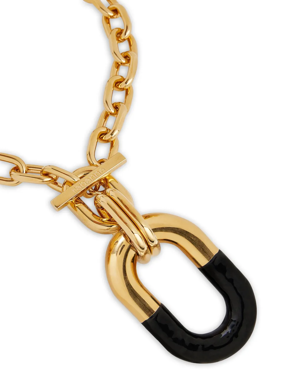 Rabanne XL link chain necklace - Goud