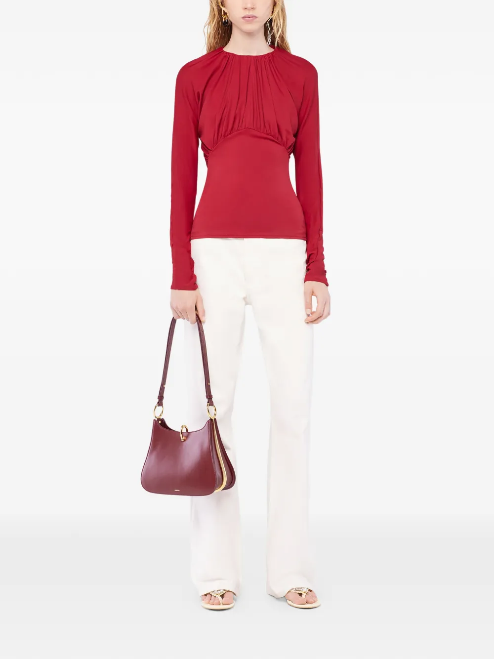 Rabanne Shirt met lange mouwen - Rood