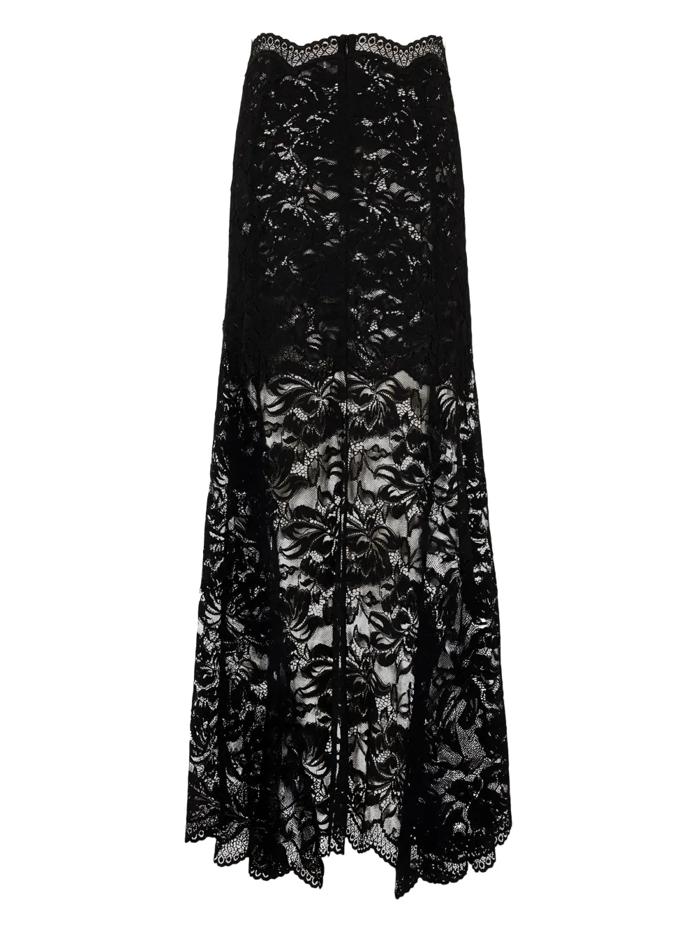 Rabanne Flared Maxi Skirt In Black