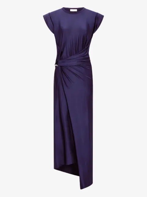 Rabanne midi piercing-detail dress