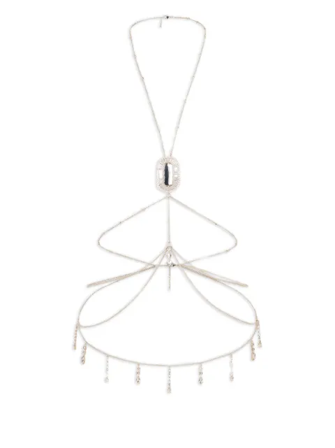 Rabanne pendant-embellishment body chain