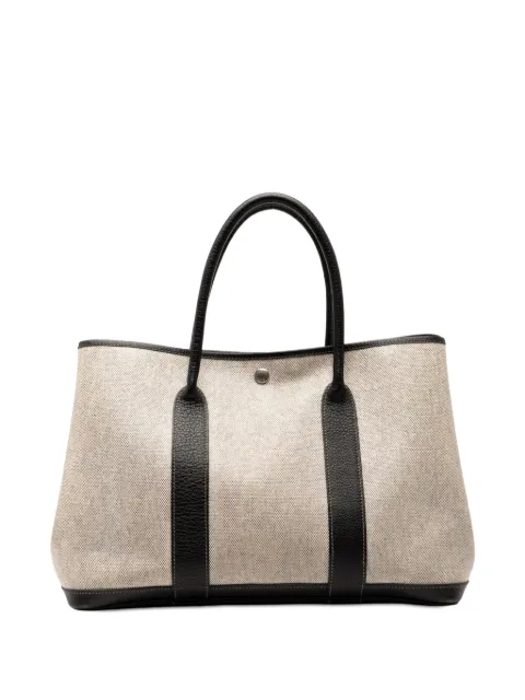 Hermès Pre-Owned 2002 Toile and Negonda Garden Party 36 tote bag