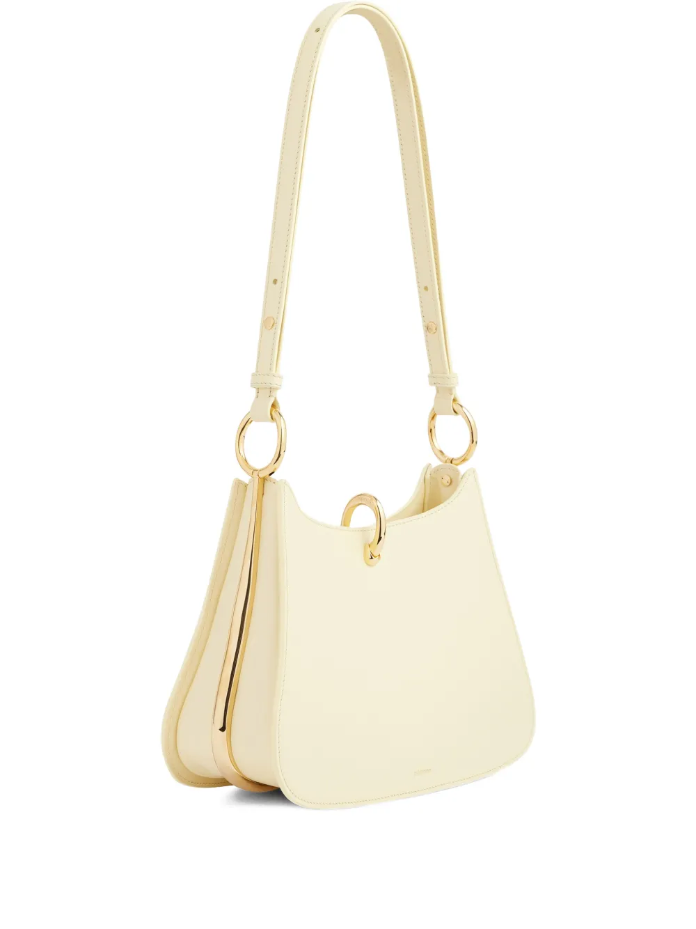 Rabanne Schultertasche mit Ring - Nude