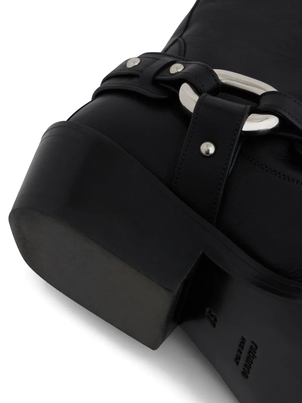 Rabanne XL Link bikerlaarzen Zwart