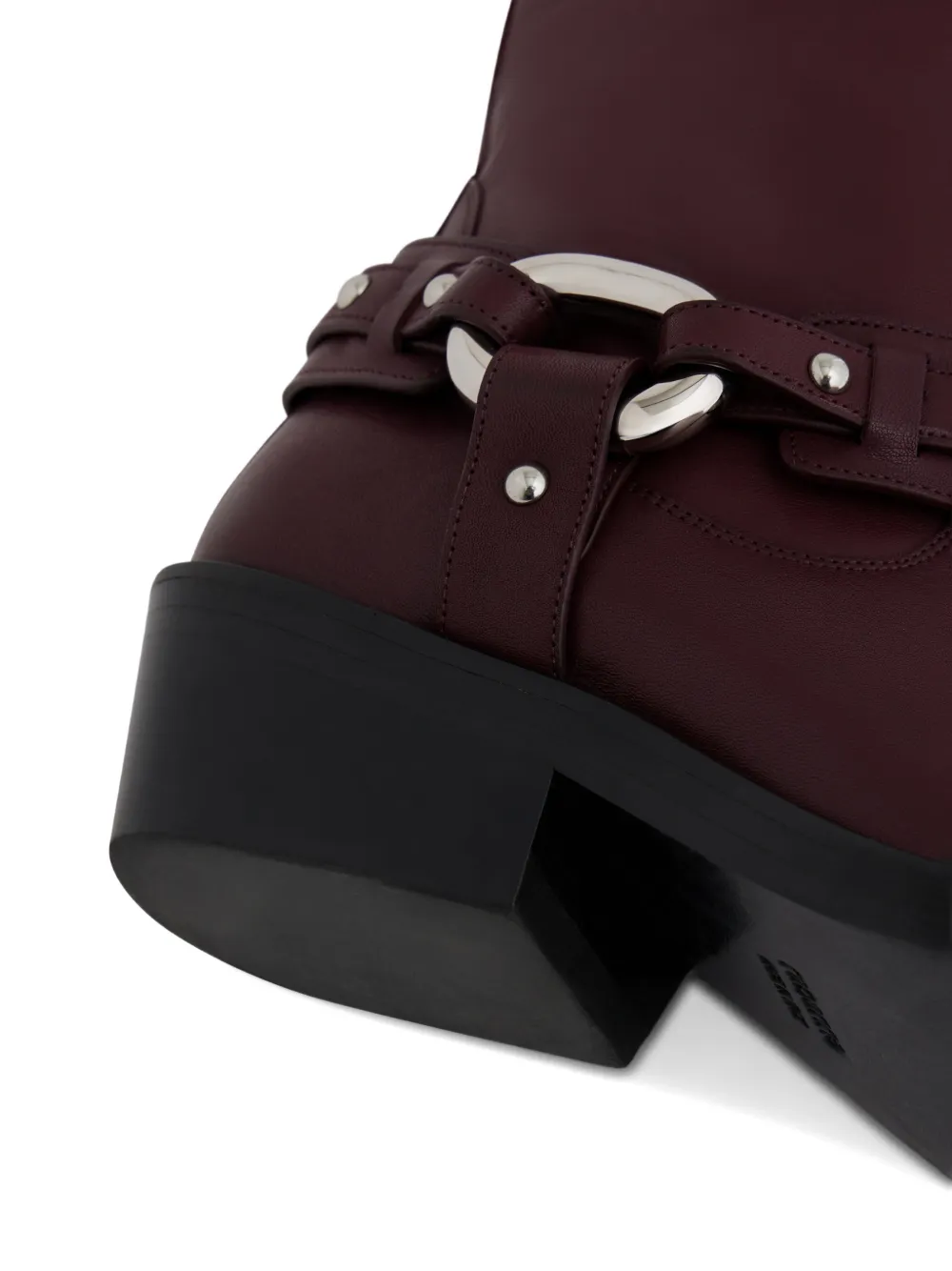 Rabanne XL Link bikerlaarzen Rood