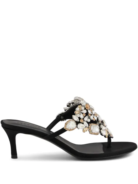 Rabanne crystal-embellished sandals