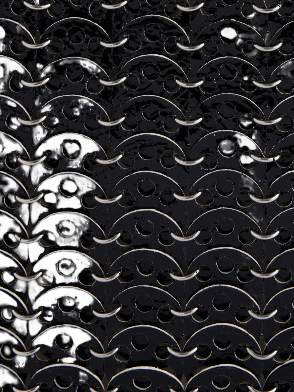 Rabanne 1969 Flip Python-effect Bag In Neutral