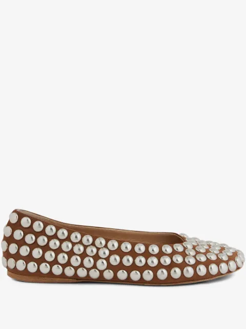 Rabanne studded ballet flats