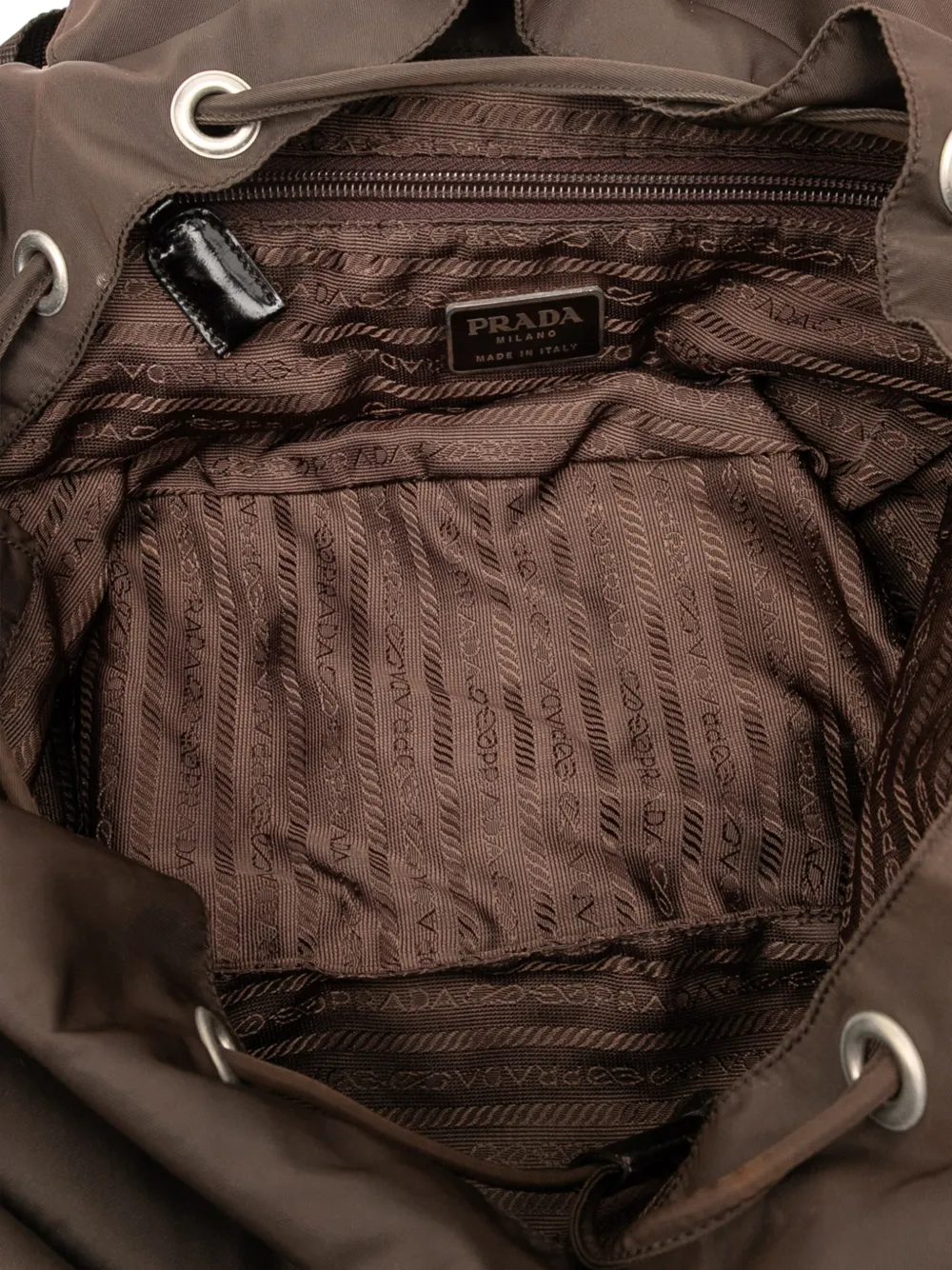 PRADA Pre-owned 2000-2013 Tessuto Backpack In Brown