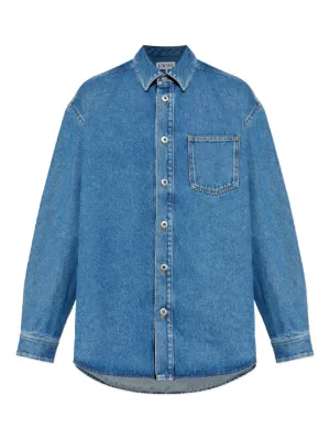 Fear Of God Denim Shirt | Blue | FARFETCH CA