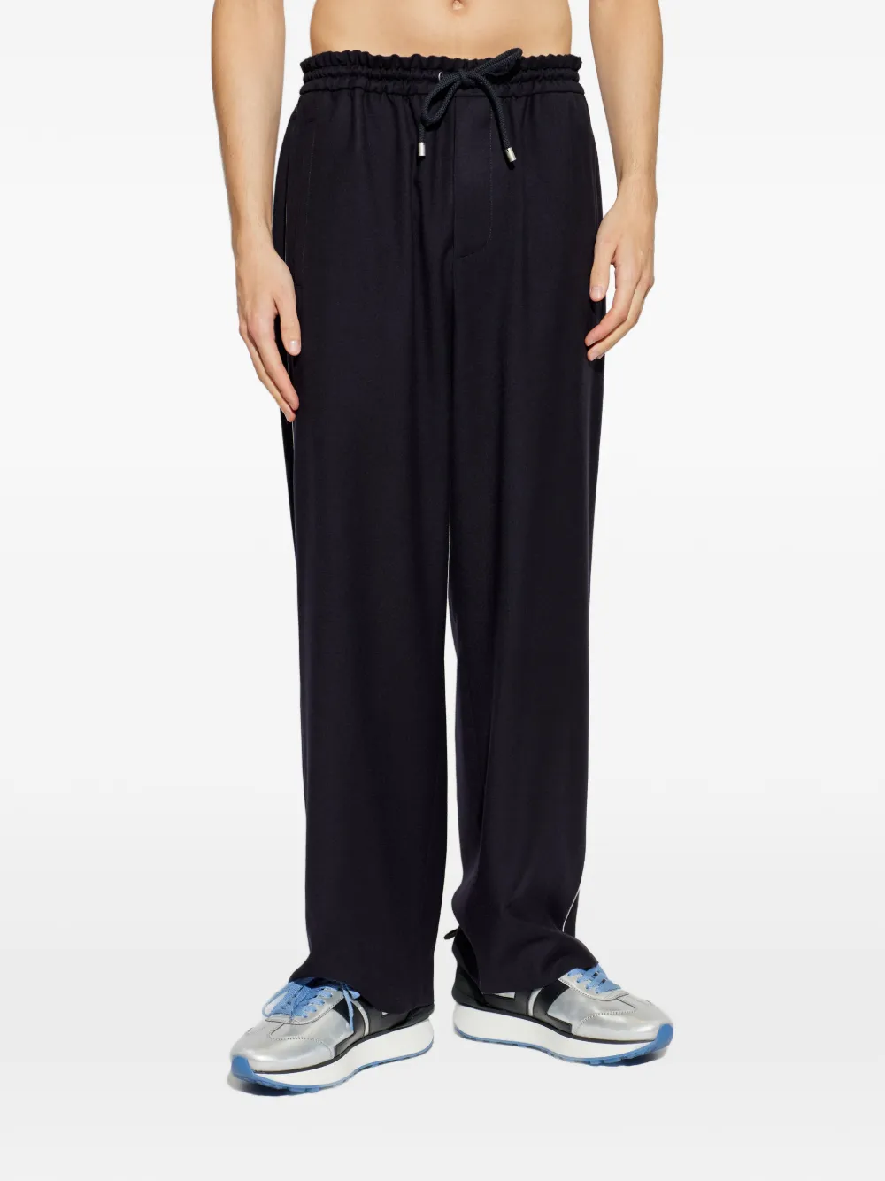  Loewe Drawstring Logo Track Pants - Blue 