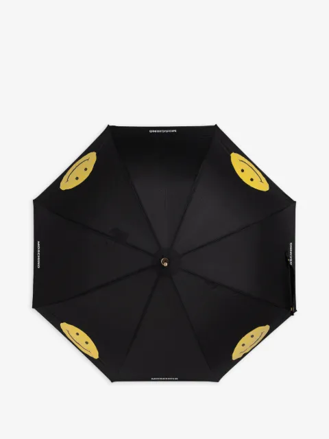 Moschino paraguas con motivo Smiley