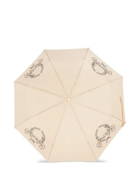 Moschino logo-print umbrella